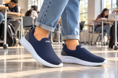 FUEL Wonder Breathable Running Shoes for Men – Ultra Comfort Fit (Navy)