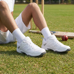 FUEL Snow Lightweight & Durable Lace-Up Sports Shoes for Men's (White)