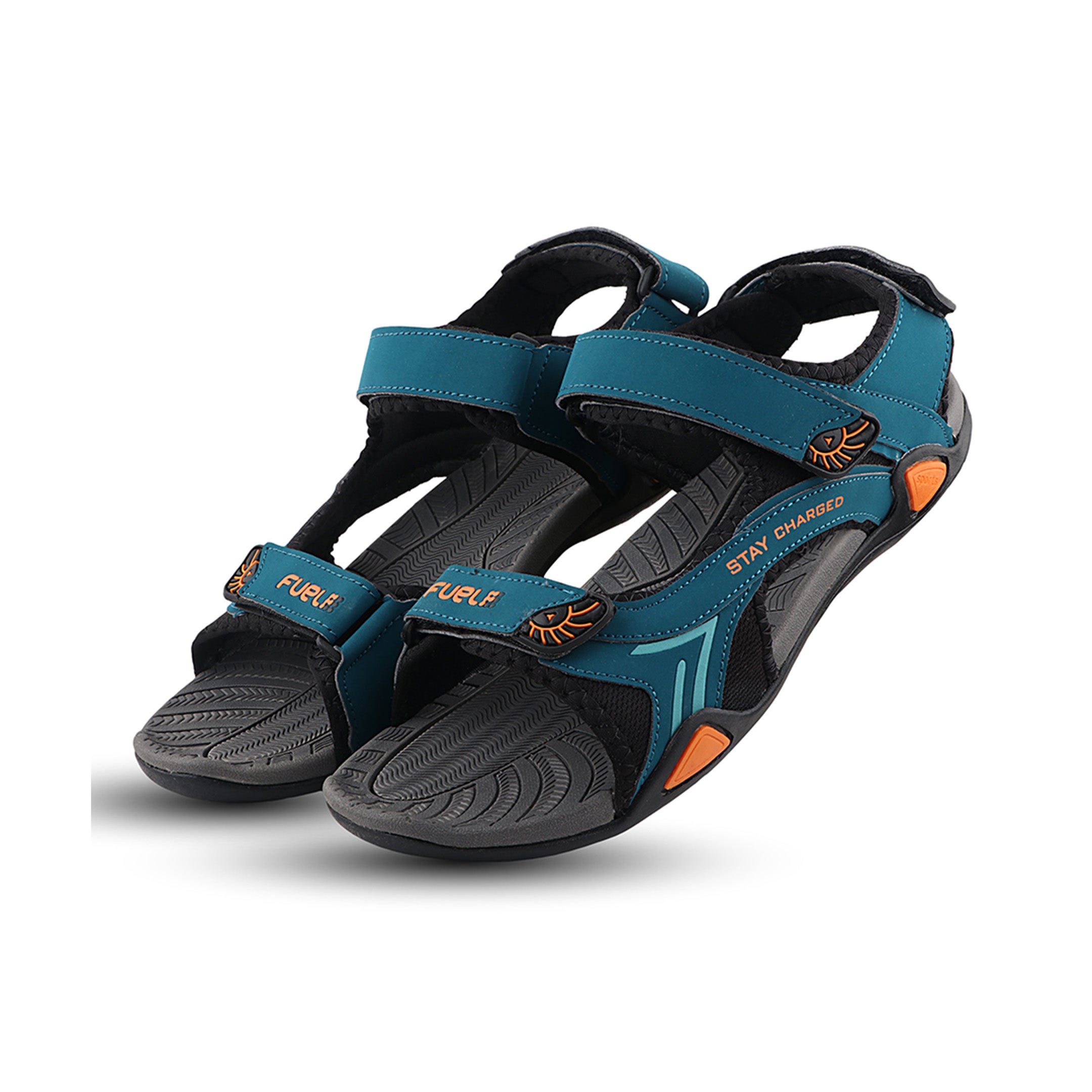 Fuel Victor Sandals For Men's (Blue-Orange)
