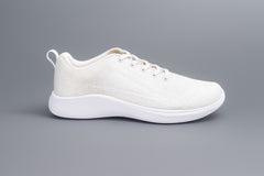 FUEL Skyfit White Lightweight Running Casual Sports Shoes for Women with EVA Sole for Daily Wear
