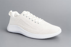 FUEL Skyfit White Lightweight Running Casual Sports Shoes for Women with EVA Sole for Daily Wear