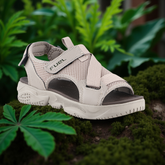 FUEL Gabbro Chunky Sports Sandals for Men (Beige)