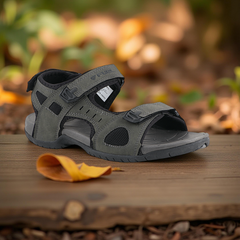 FUEL 2112-04 Casual Sports Sandal For Man (Black-Grey)