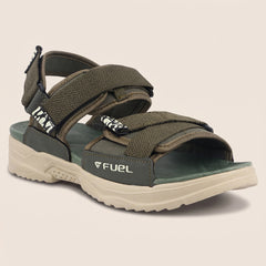 FUEL Combat-01 Breathable & Anti-Skid Outdoor Sandals For Men's (Olive)