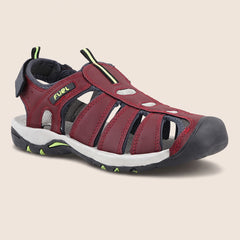 FUEL Soldier-11 Comfortable Sandal For Men's (Maroon)