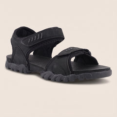 FUEL Jersey Anti-Slip & Comfortable Sandals for Men (Black)
