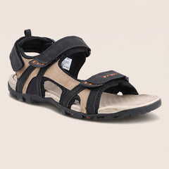 FUEL Punch-02 Versatile Comfortable Sports Sandals for Men (Black)
