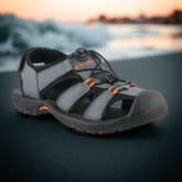 FUEL Soldier-02 Flexible Fisherman Sandals for Men (Grey)