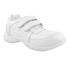 FUEL Comfortable & Breathable School Shoes for Kids in White (Fun-Gola)