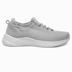 FUEL Trenzo Grey Women's Sneakers for Walking/Running | Comfortable, Lightweight & Breathable, Dailywear | Women's Stylish Footwear & Orthotic Technology
