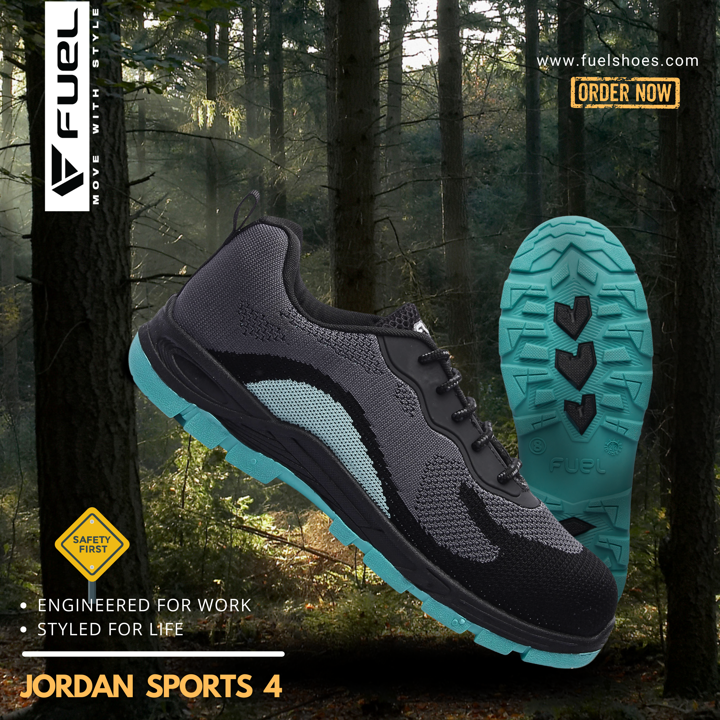 Fuel Jordan-02 Men Safety Shoes