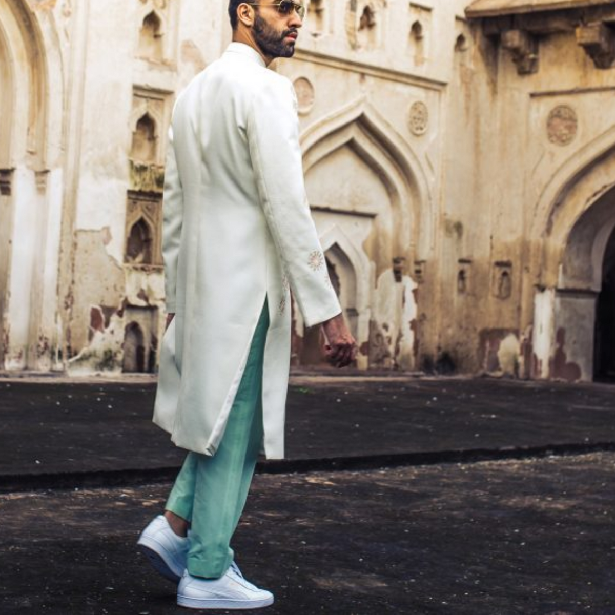 Sneakers With Sherwanis