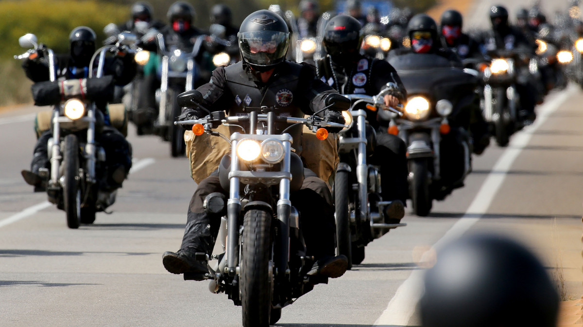 Why do bikers wear harness boots?