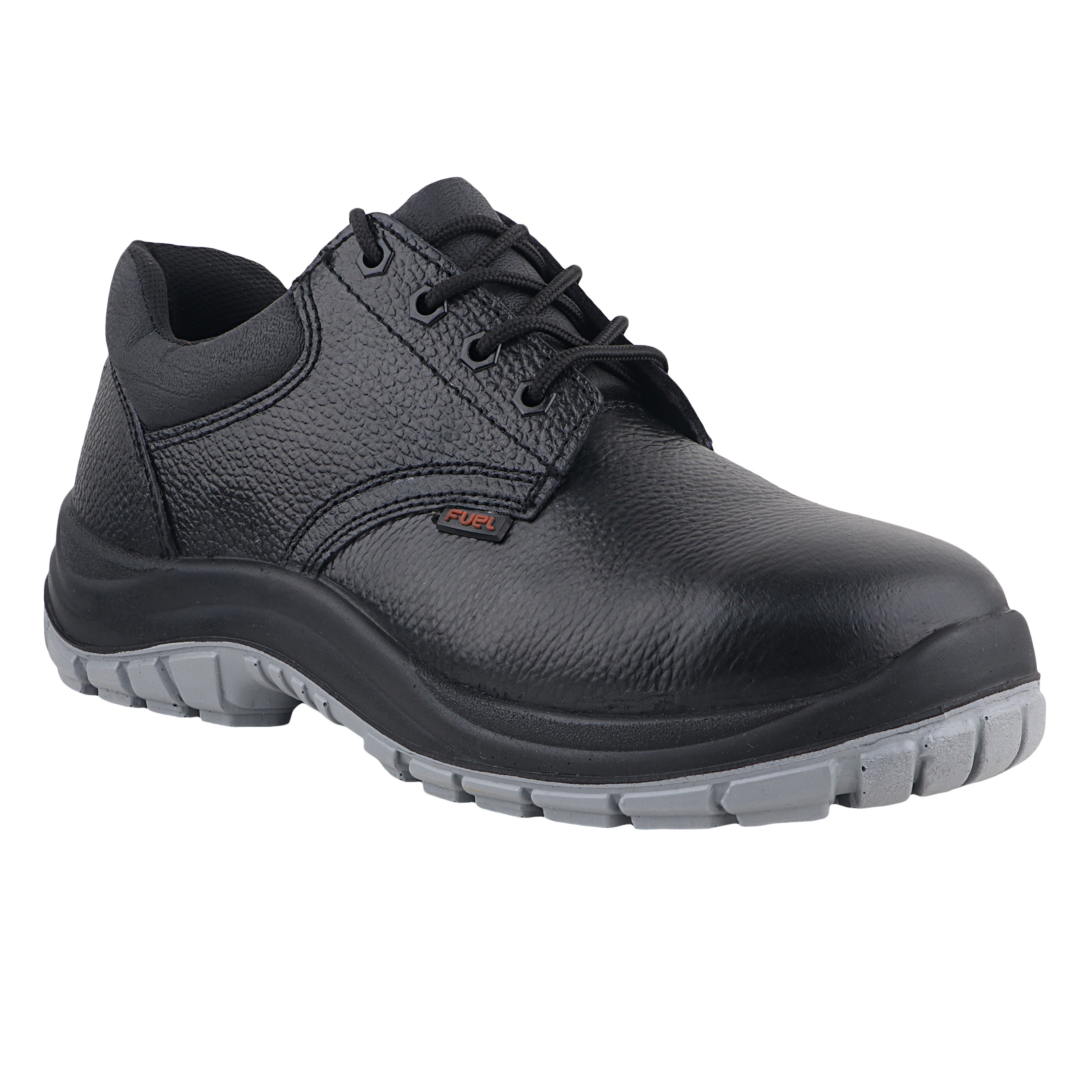 FUEL ICON DD Industrial Safety Shoes with Grain Leather & PU Double Density Sole Steel Toe Energy Absorption(200J)  for Men