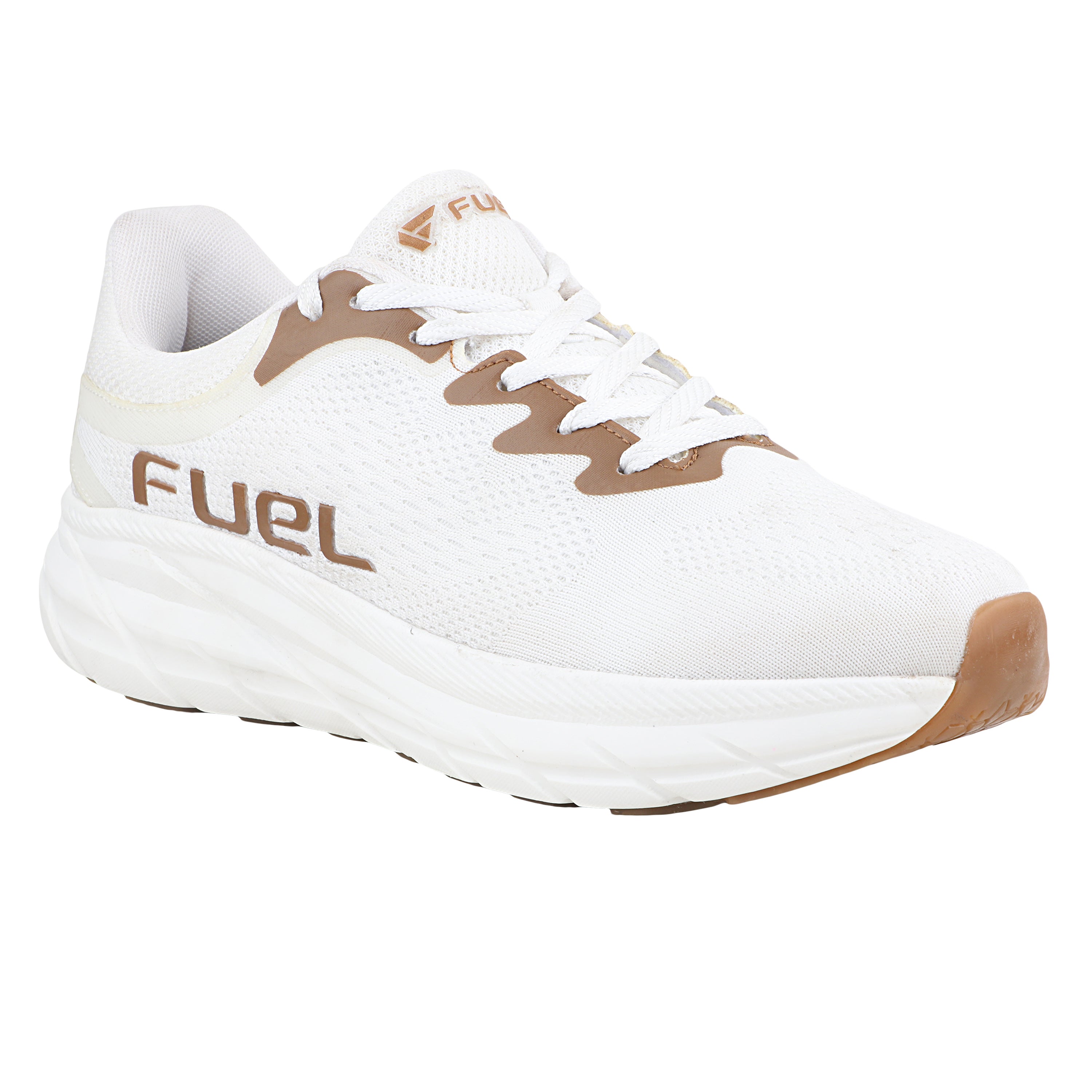 FUEL Airfly Comfortable and Light weight Sport Shoes for Men's (White)