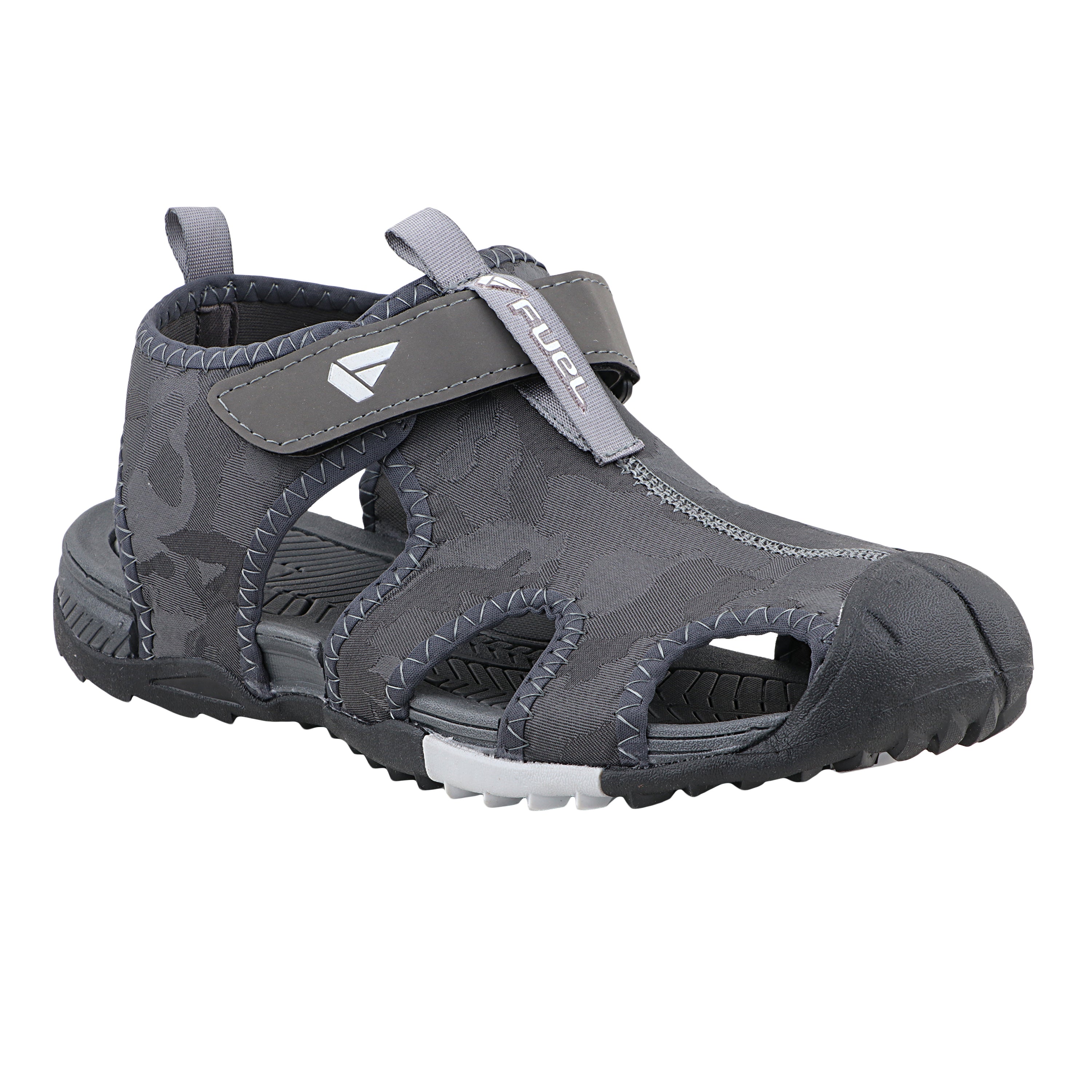 Fuel Soldier-12 Fisherman Sandals for Men (Grey)