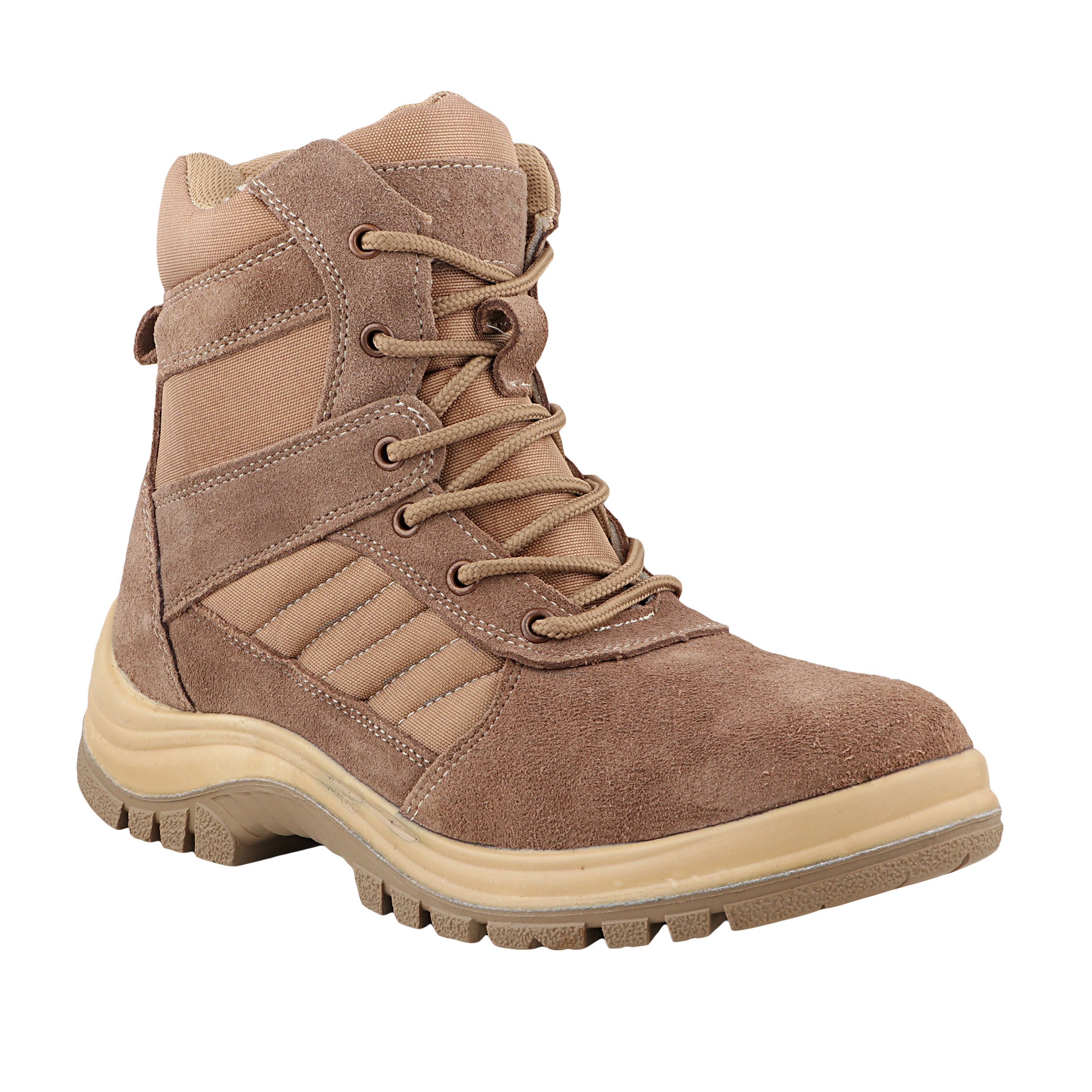 FUEL DMS Trendy Synthetic Leather Lightweight Comfortable Outdoor Casual Shoes Lace-Up High Ankle Boots