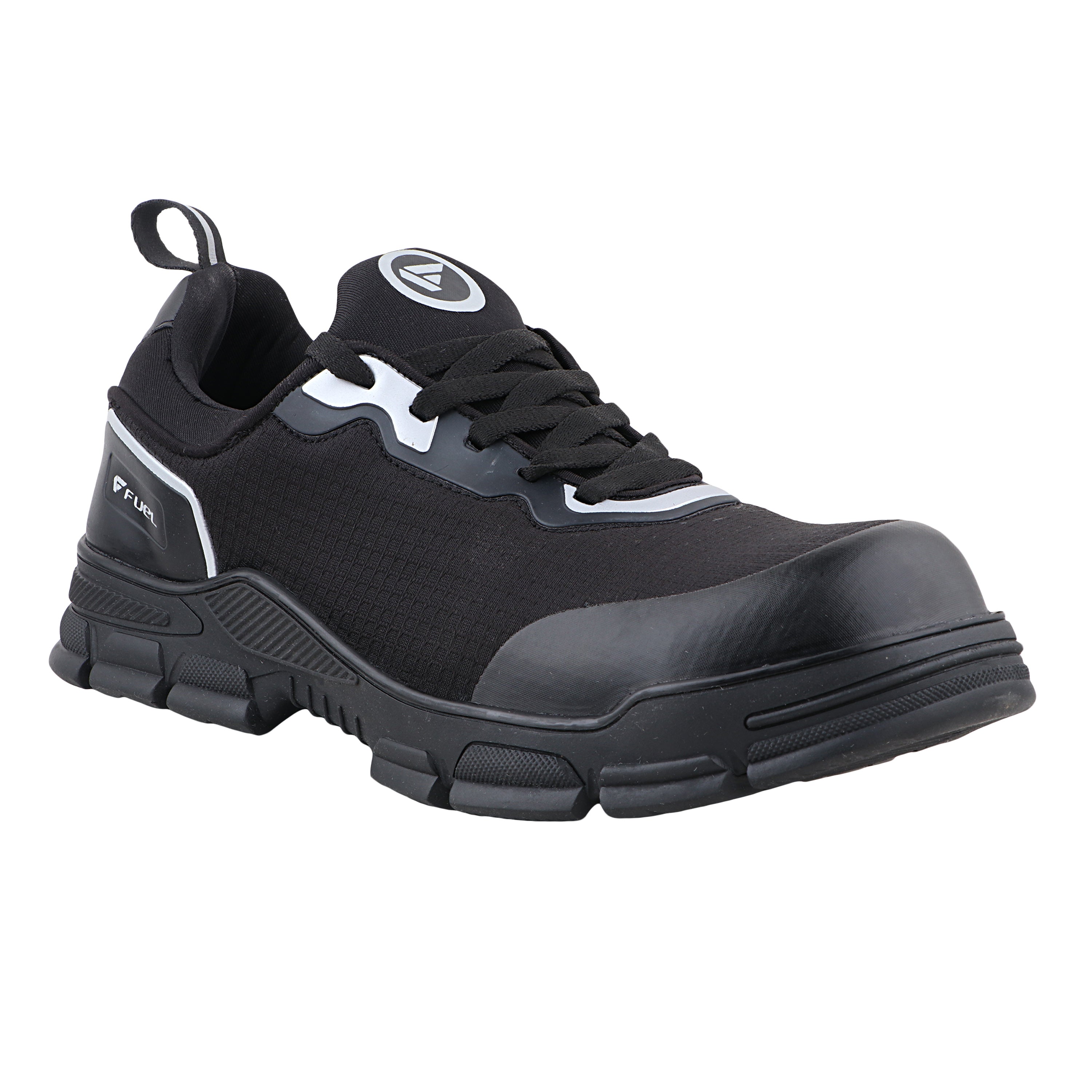 FUEL Reevon-01 Safety Shoes with Fabric Upper, Nitrile Rubber Sole & Non-Metallic 200J Toe Cap