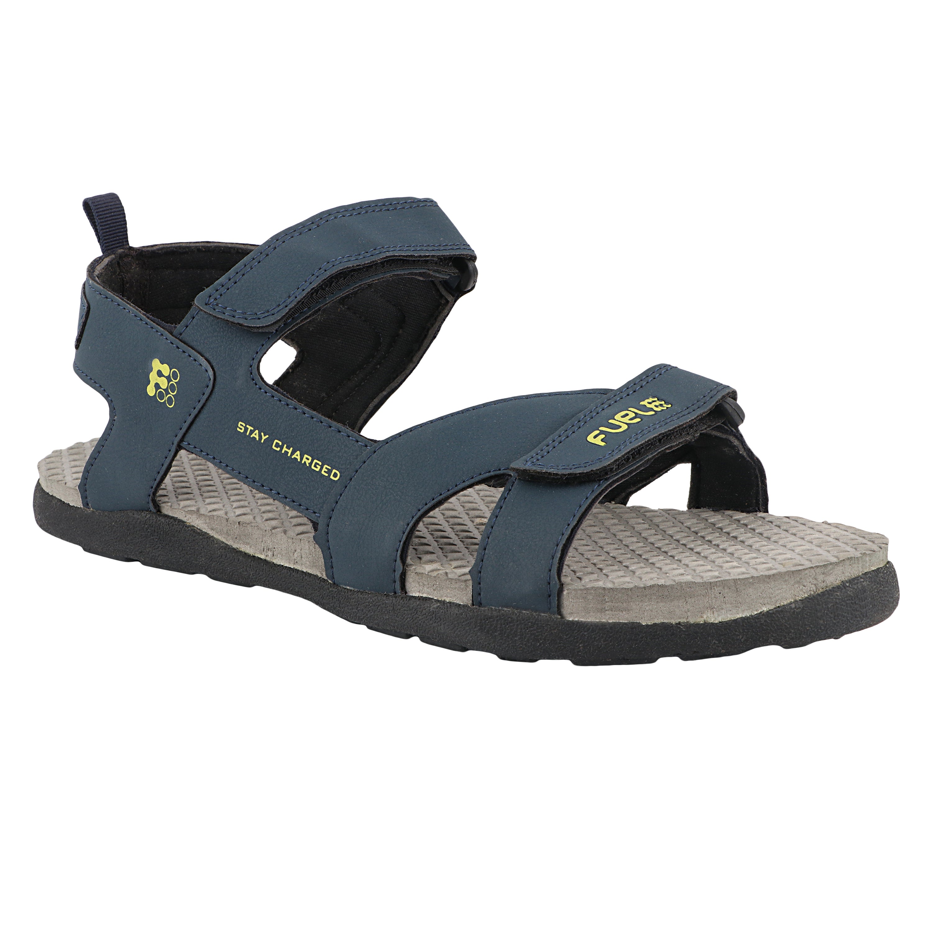 FUEL Roadster-02 Ultra Light-Weight Sports Sandals For Men (Navy)