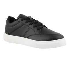 FUEL Sneaks-02 Lightweight Breathable Casual Men's Sneakers for Outdoor Activities (Black)