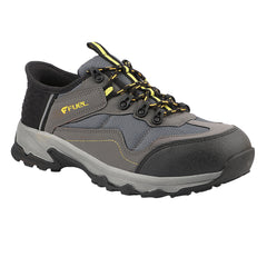 FUEL Futurix Breathable Mesh and Anti-Slip EVA+Rubber Sole with Composite Toe Protection of Industrial Work Safety Shoes for Men's (Grey)