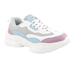 FUEL Lina Lightweight & Comfortable with Lace-Up Running & Daily Wear Sports Shoes for Women's (Blue)