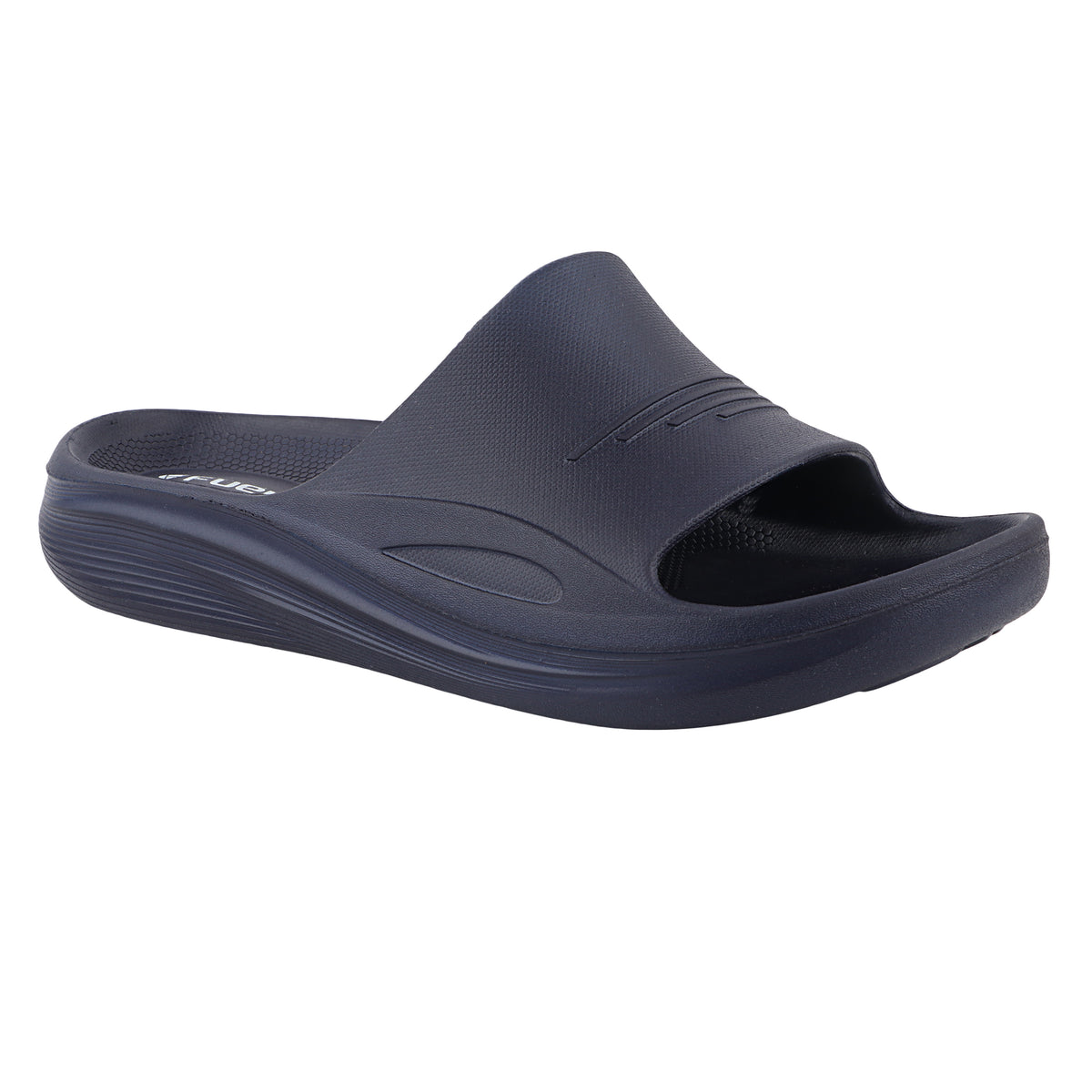 FUEL Cloud Cushioned Footbed and Lightweight Slip-On Design with Anti-Slip Sole for Men's (Navy)