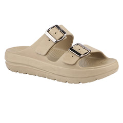 FUEL Florida Lightweight and Comfortable with Soft Cushioned Footbed & Slip-On Design for Women's (Beige)