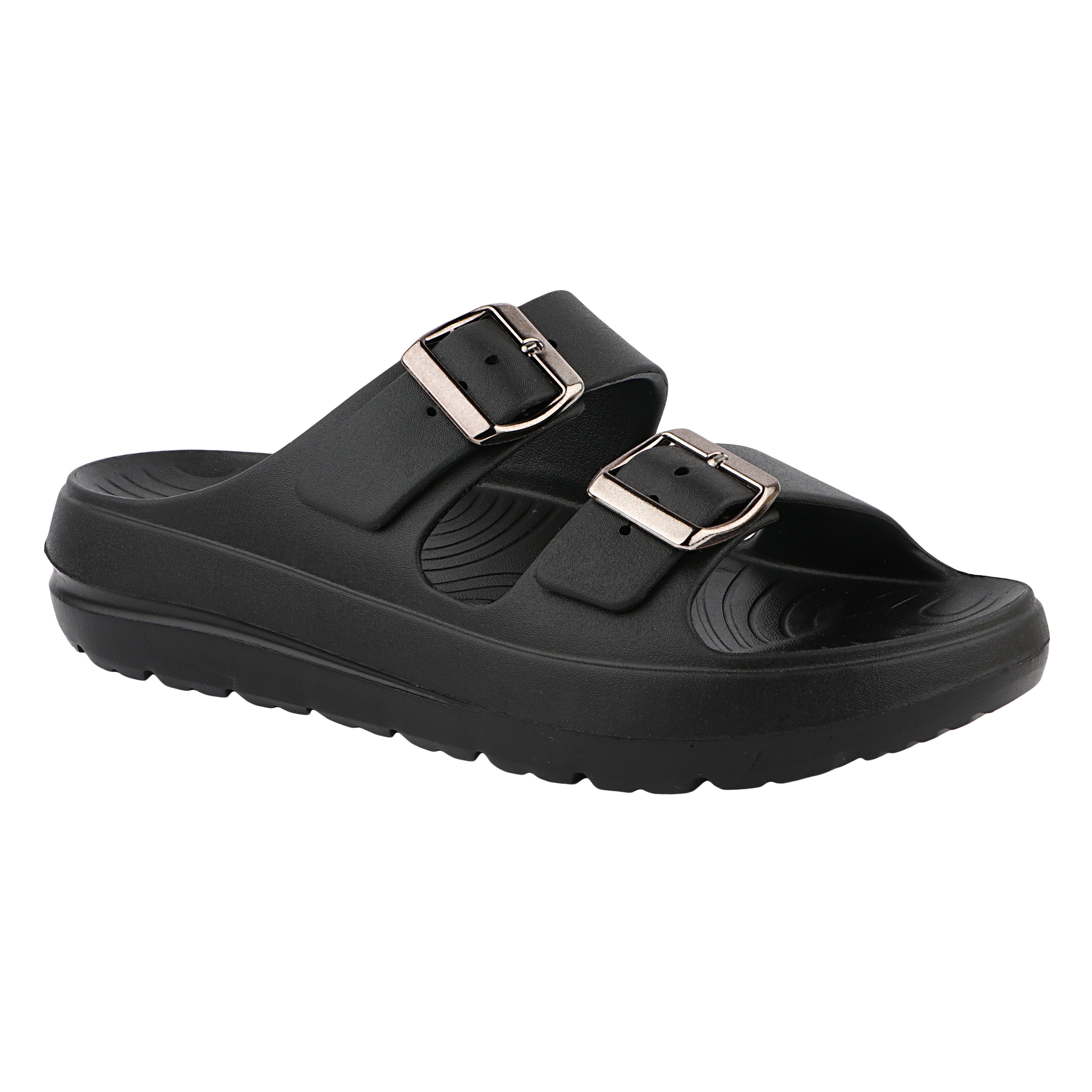 FUEL Florida Lightweight and Comfortable with Soft Cushioned Footbed & Slip-On Design for Women's (Black)