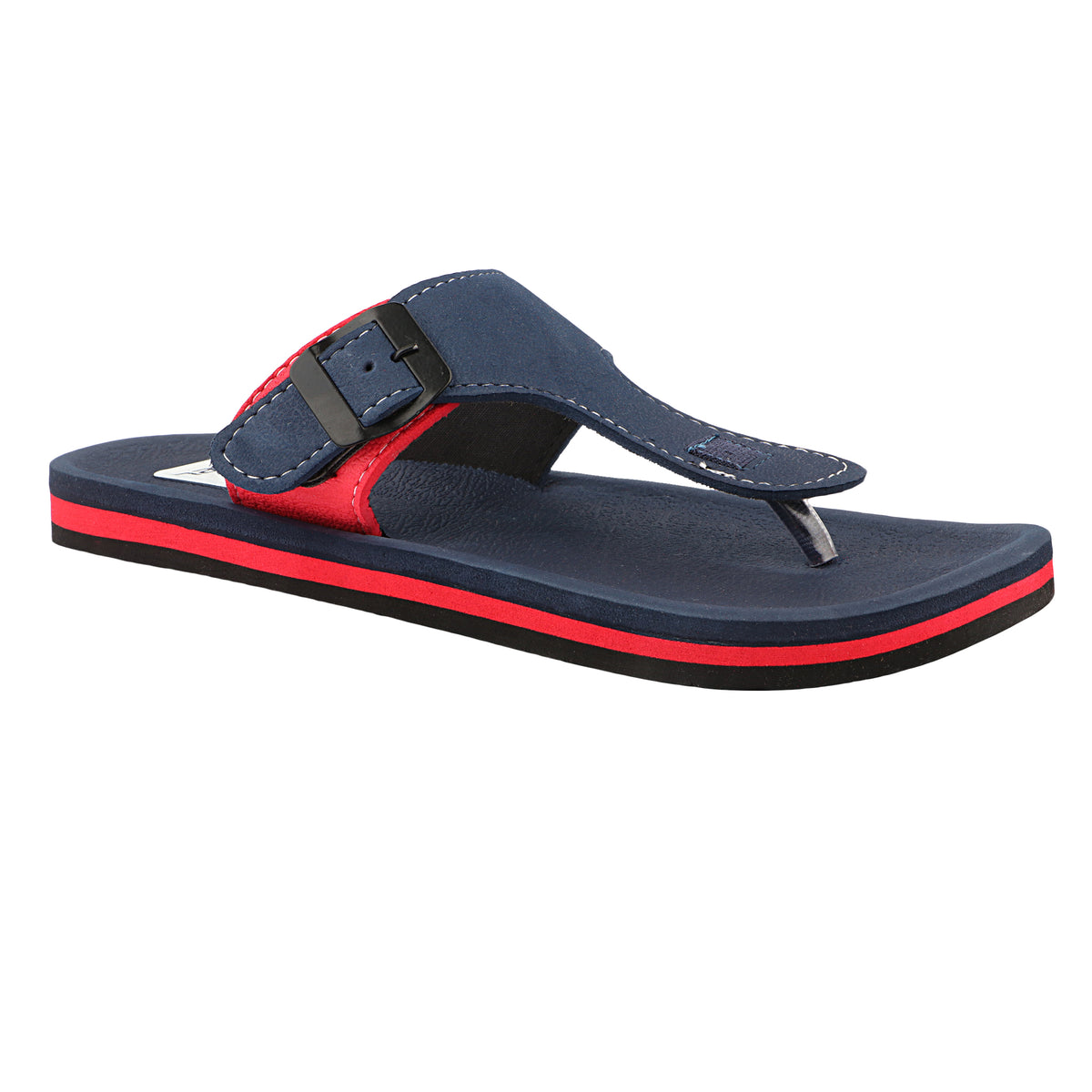FUEL Walkfit Flexible EVA Sole Slippers with Cushioned Support for Men's (Navy)