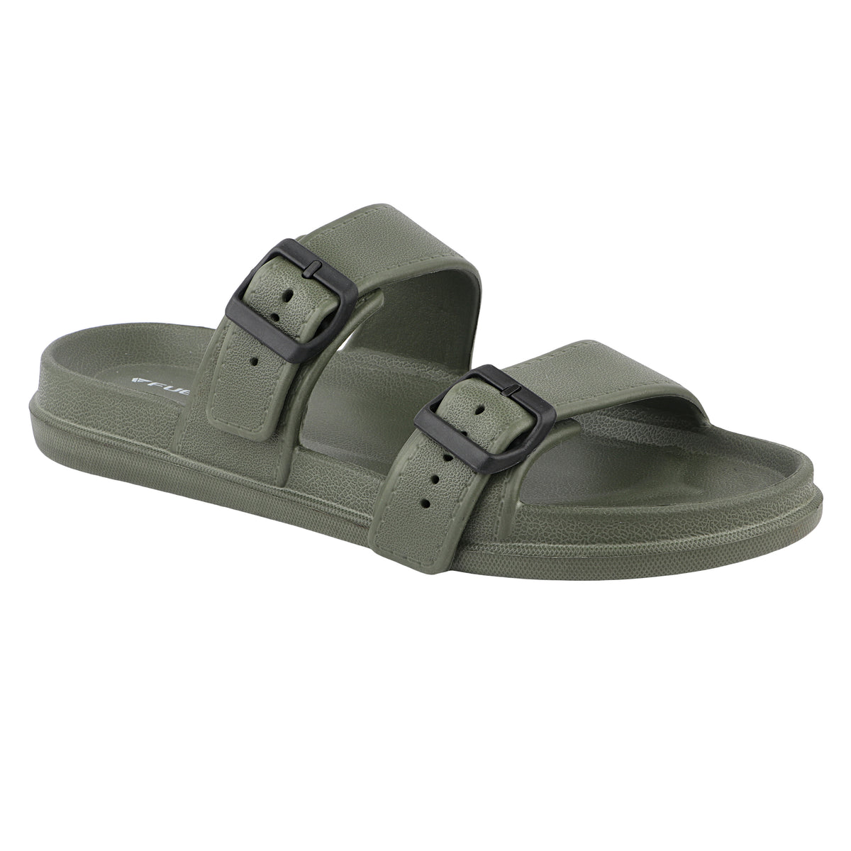 FUEL Aura Lightweight & Anti-Slip with Cushioned Footbed and Flexible Durable Slipper for Men's (Olive)