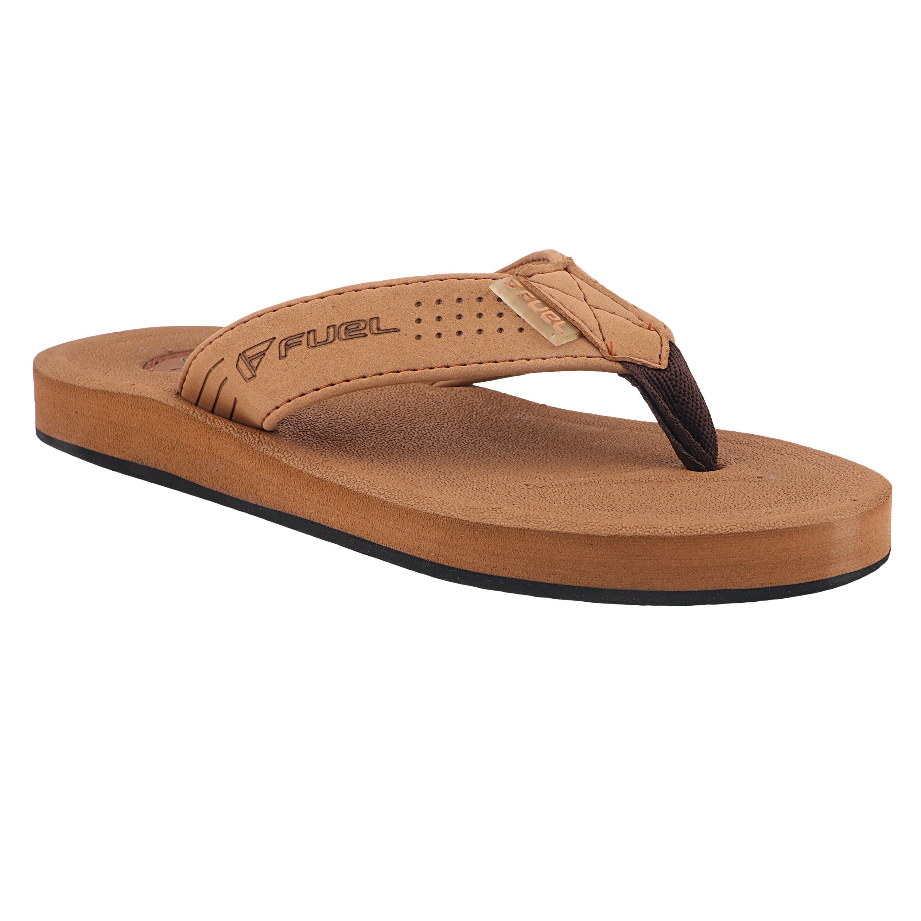 FUEL FMS-01 Comfortable with Flexible EVA Sole for Daily Comfort Slipper for Men's (Brown)