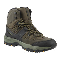 FUEL Force Men’s High-Ankle Shoes | Cushioned & Comfortable Lace-Up Shoes | EVA + Rubber Sole | Durable Synthetic Shoes for Walking, Travel, Outdoor & Regular Use (Olive)