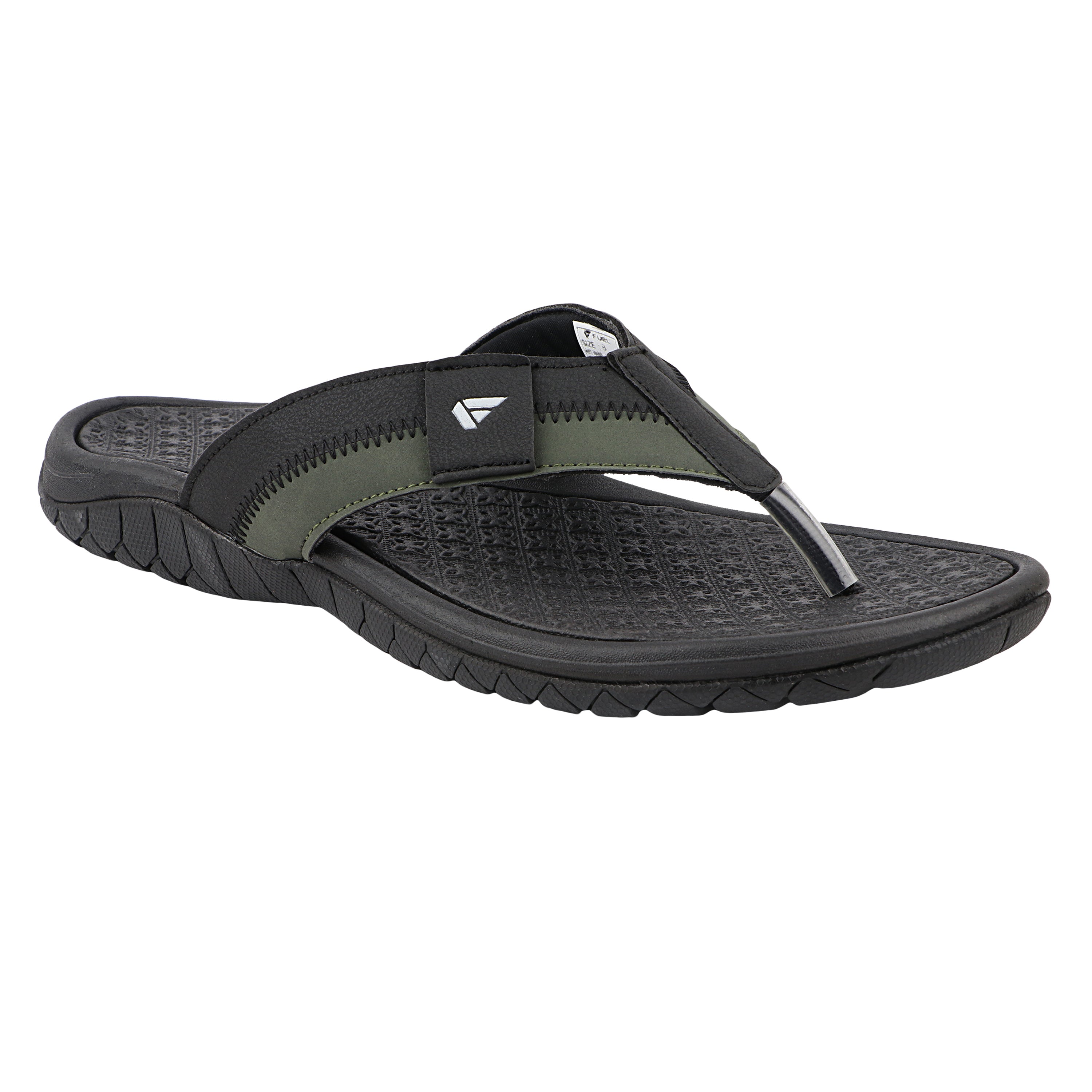 FUEL Havana Men’s Slippers | Comfortable Slip-On Slippers | Lightweight EVA + TPR Sole | Cushioned Footbed | Synthetic Casual Slippers for Daily, Home, Walking & Regular Use (Green)