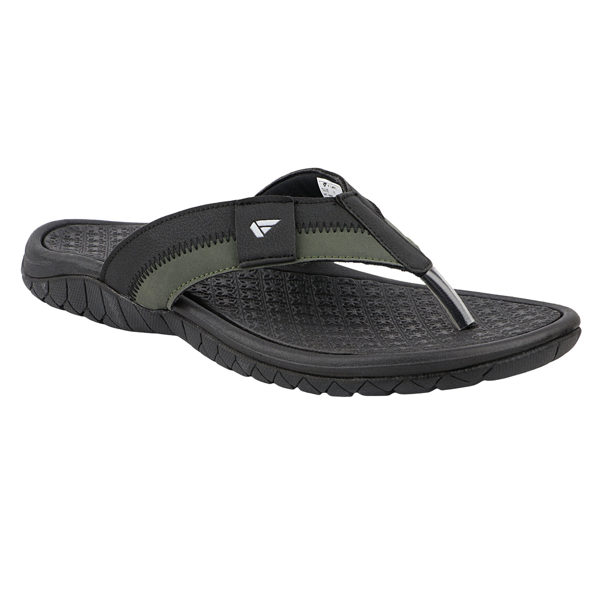 FUEL Havana Men’s Slippers | Comfortable Slip-On Slippers | Lightweight EVA + TPR Sole | Cushioned Footbed | Synthetic Casual Slippers for Daily, Home, Walking & Regular Use (Green)