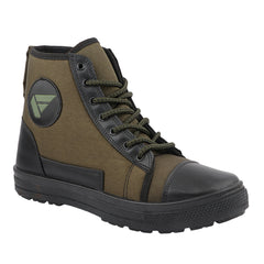 FUEL Yodha Adventure Jungle Boots for Men – Olive Canvas Tactical Boots