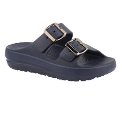 FUEL Florida Lightweight and Comfortable with Soft Cushioned Footbed & Slip-On Design for Women's (Navy)