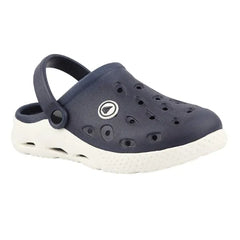 FUEL XO-Rova Clogs for Men – Lightweight & Comfortable EVA Clogs with Cushioned Footbed, Slip-On Design and Durable Sole for Everyday Wear, (Navy)