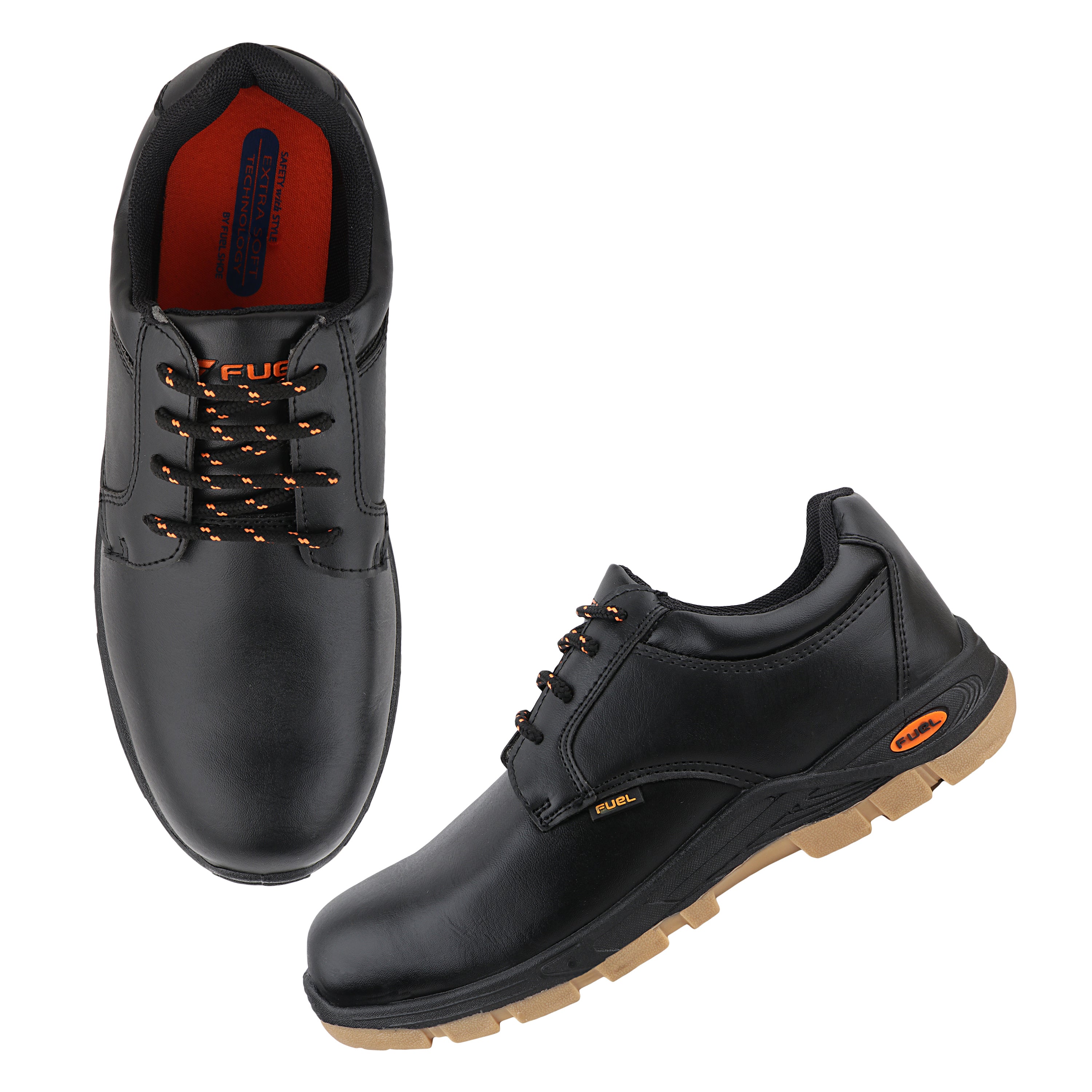 FUEL Comfortable and breathable Jordan LC 2 PVC Safety Shoes with 100J fit at every work and style (Black)