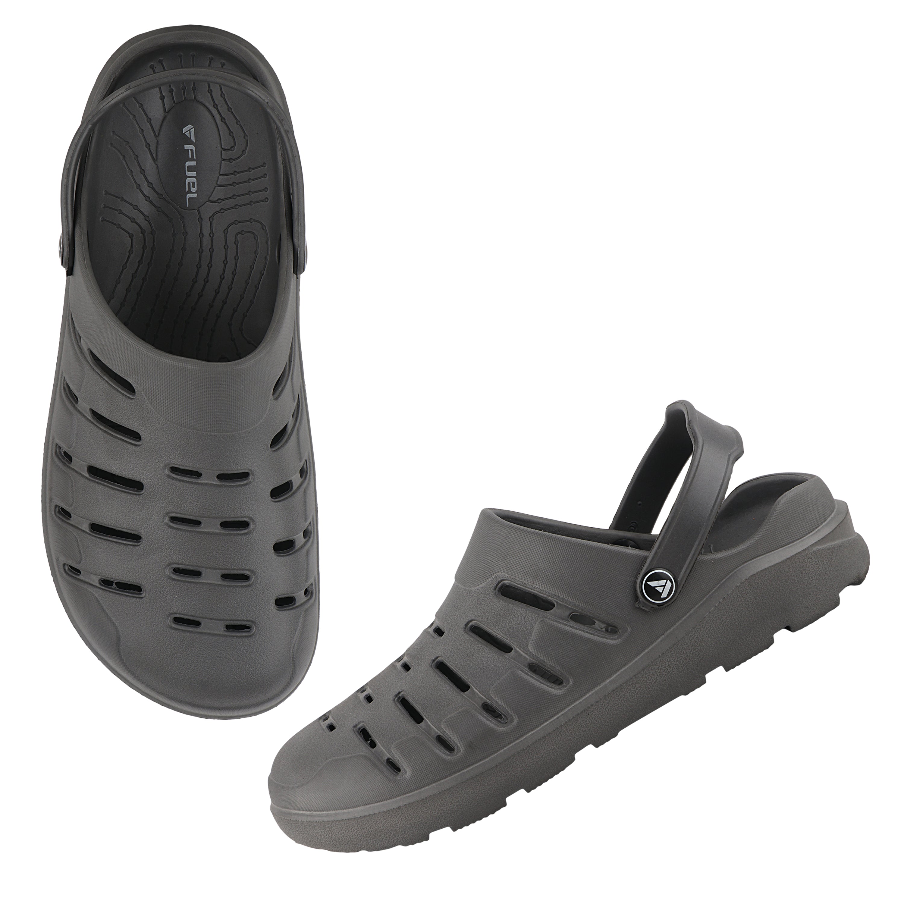 FUEL Adventure Clogs Slipper For Men's and Women's  (GREY)