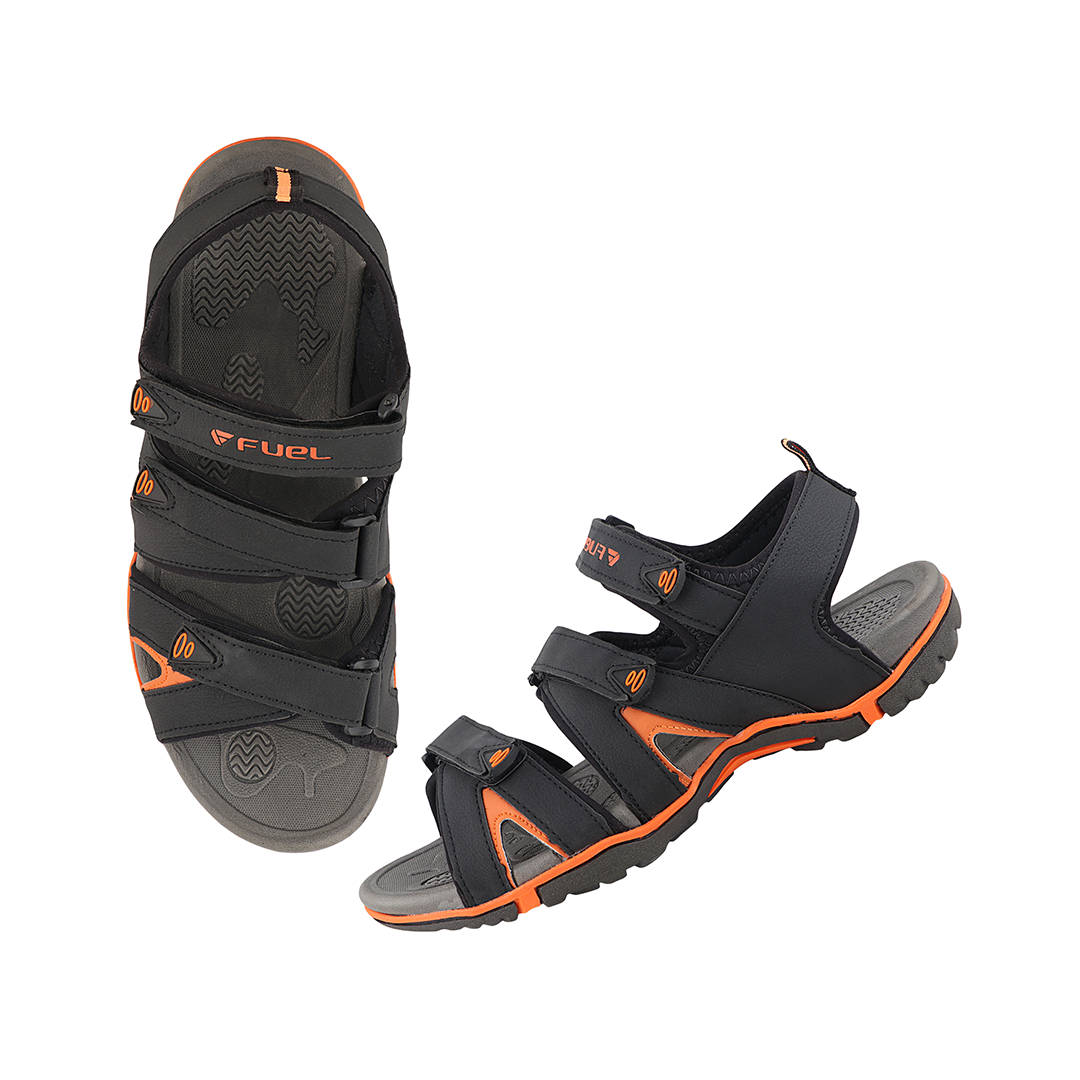 Fuel Charlie Sandal For Man (ORANGE/BLACK)