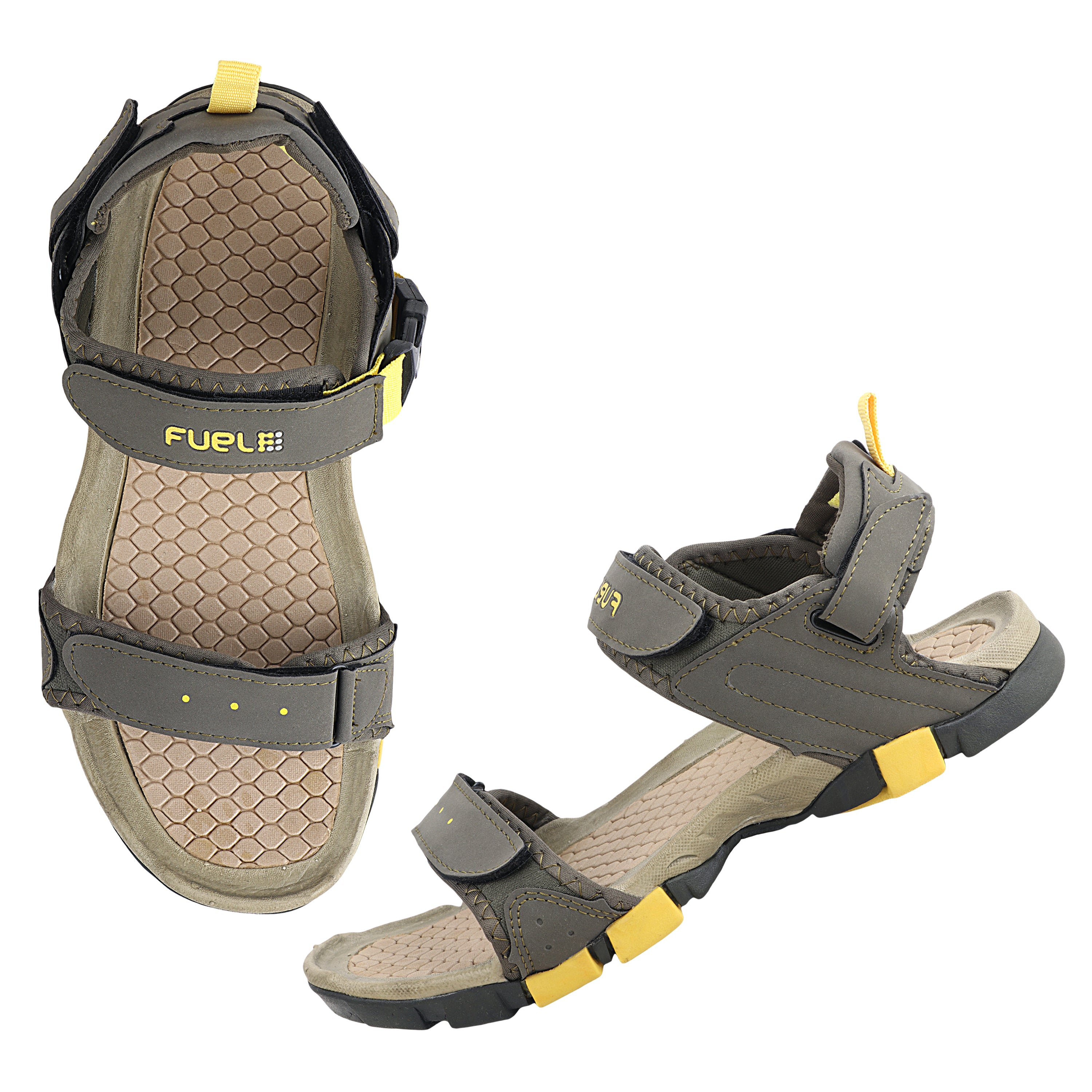 Fuel Champion Sandal For Men's (YELLOW)