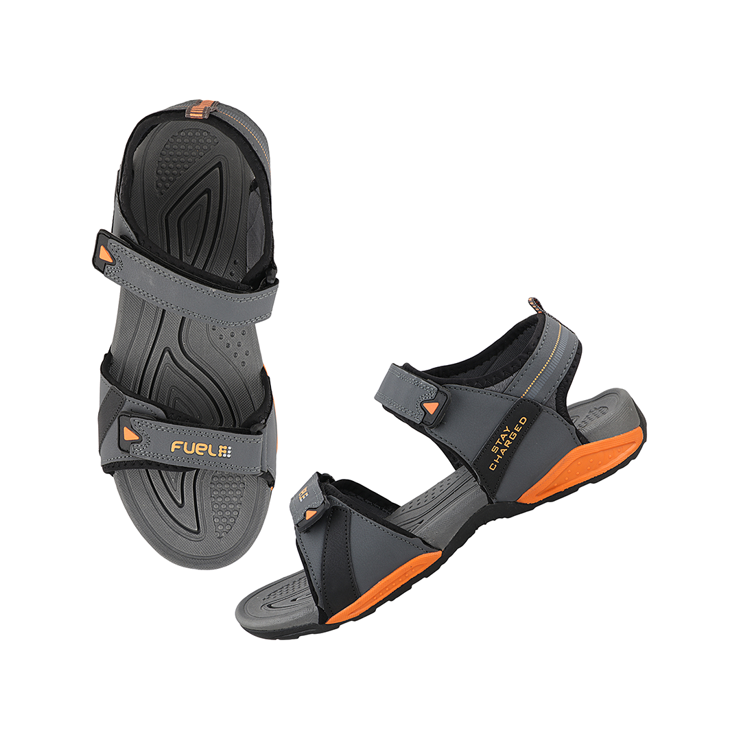 FUEL CAMRON SANDAL FOR MEN'S (GREY/ORANGE)