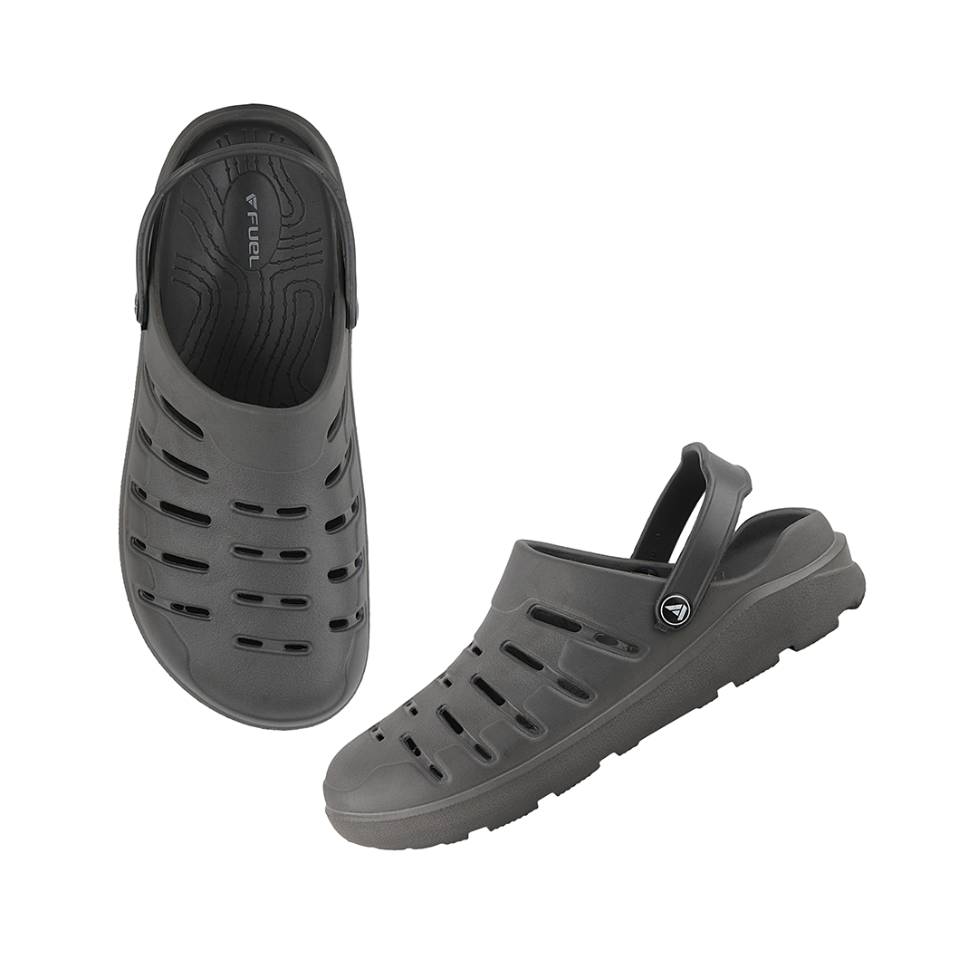 FUEL Adventure Clogs Slipper For Men's and Women's  (GREY)