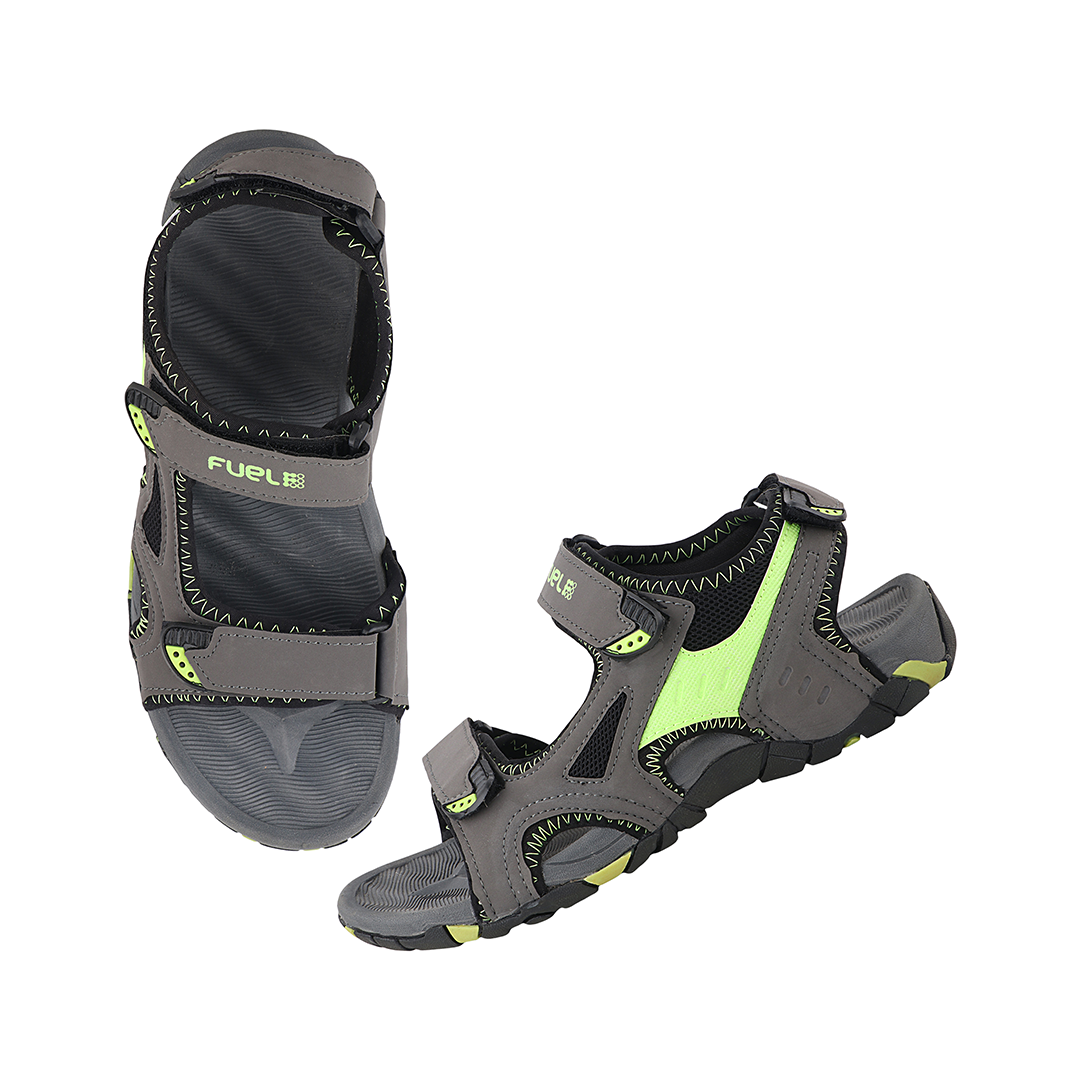 FUEL WINGER SANDALS FOR MEN'S (D-GREY-GREEN)