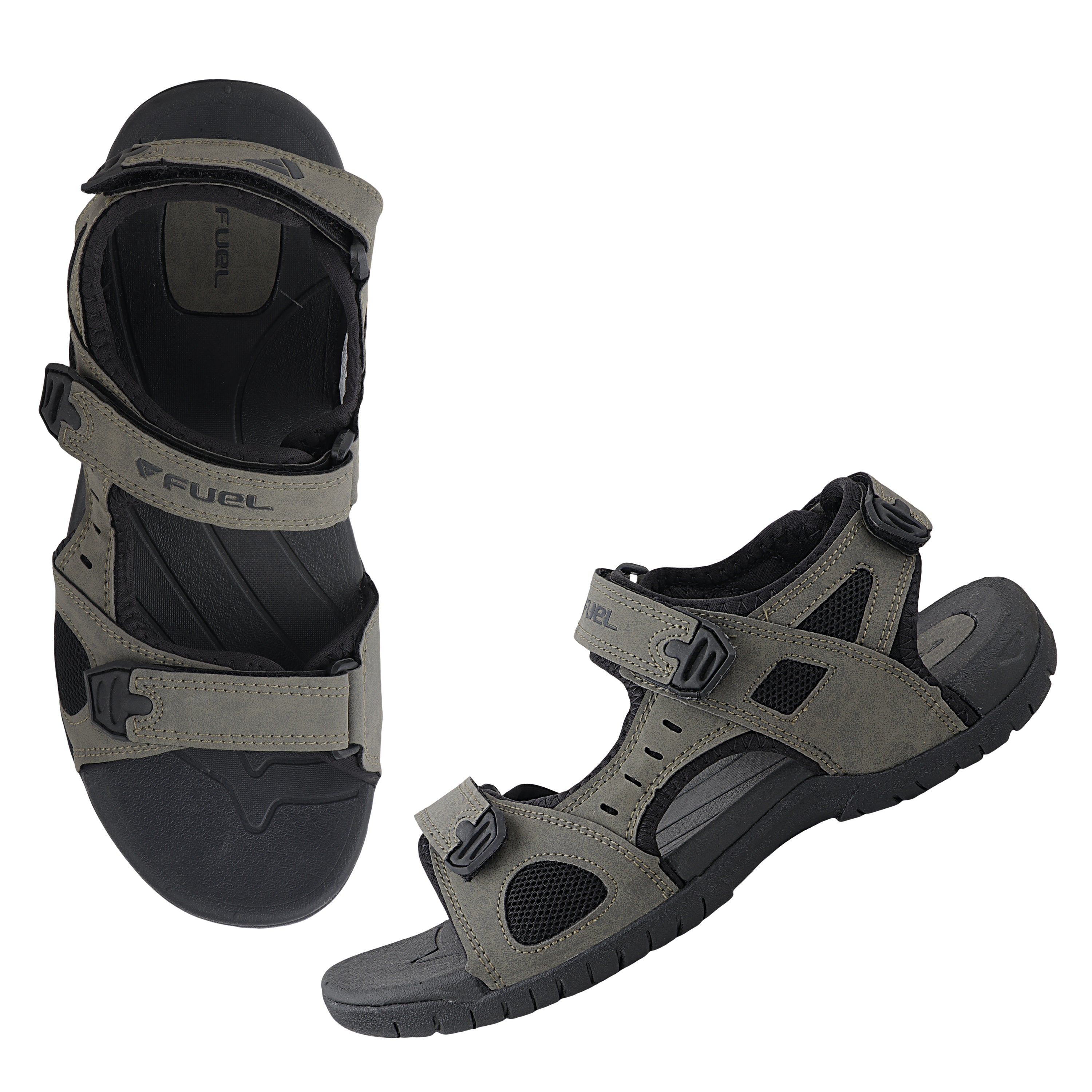 Fuel 2112-04 Sandal For Man (Mehndi-black)