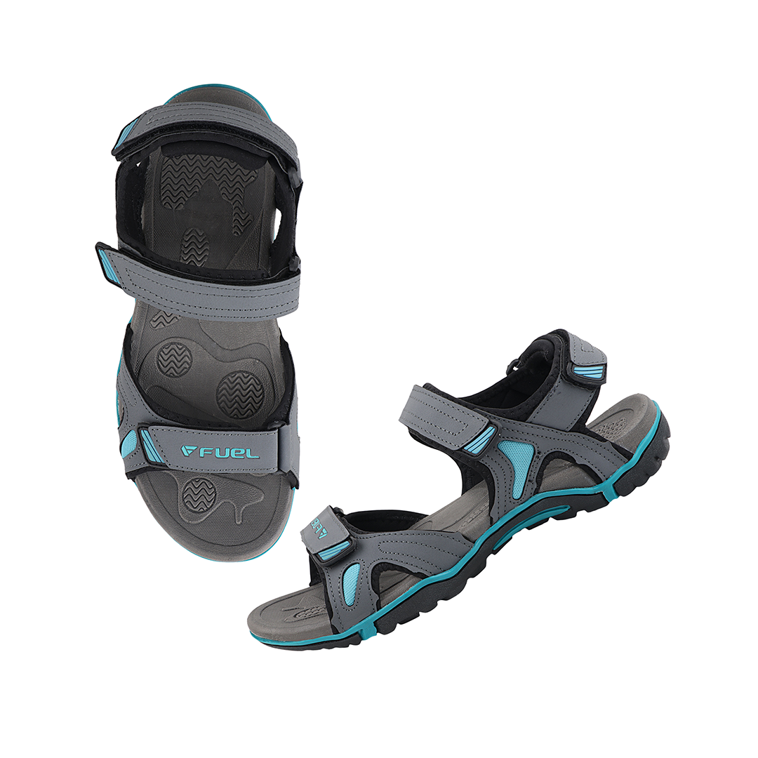 Fuel Jordan Sandals For Men's (D.Grey/Aqua)