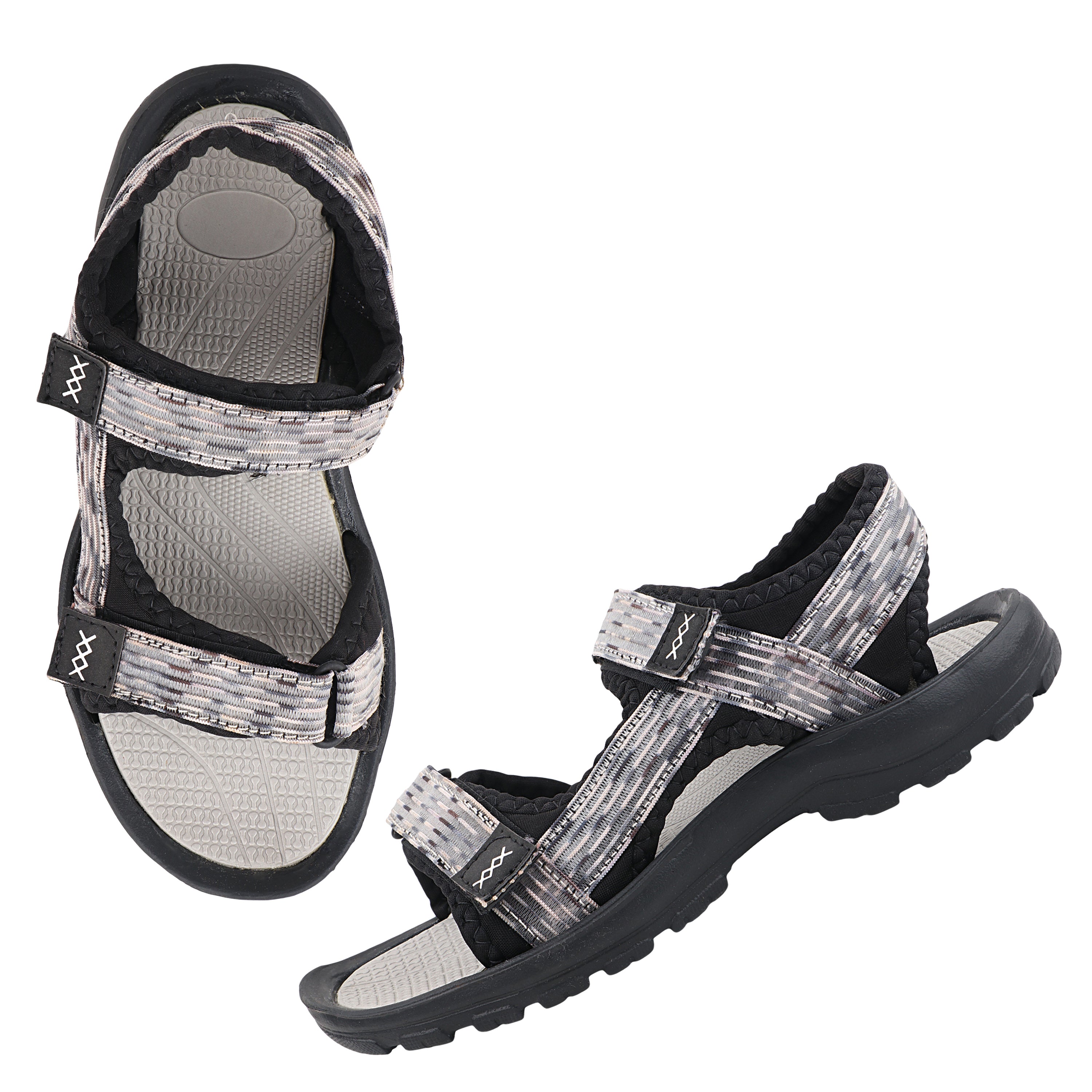 FUEL Comfortable and Stylish Dainya Sandals for Women (Black)