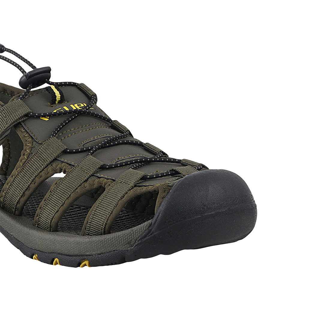 Fuel Soldier-06 Fisherman Sandals for Men (Olive-Yellow)