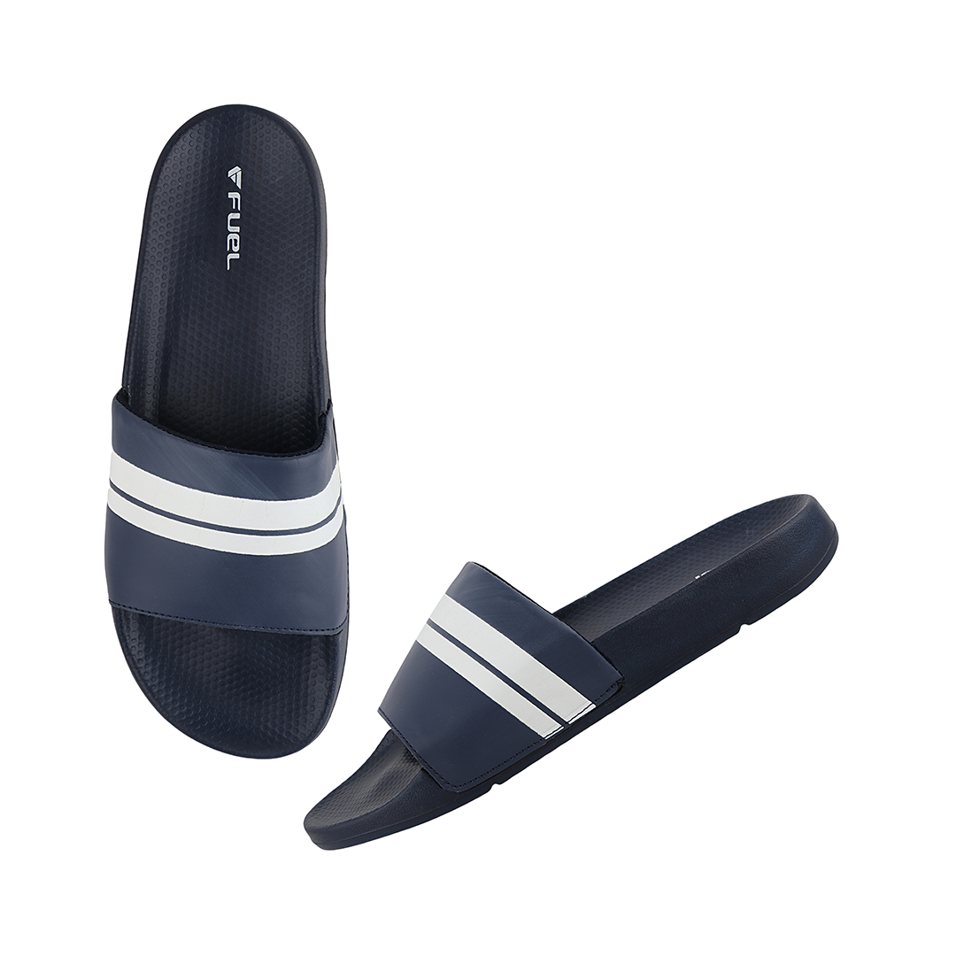 FUEL SLIDESTEP Sliders For Men For Men And Boys (NAVY)